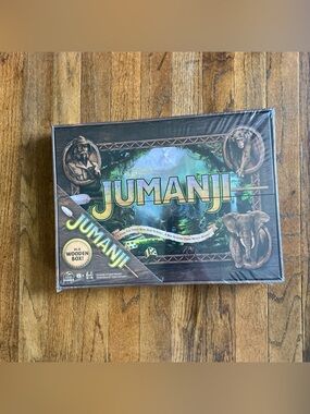 Jumanji Board Game in Green and Brown - Official Jumanji Brand